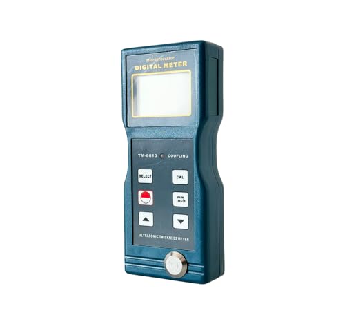 TM-8810 Medidor de espesor ultrasónico TM8810 Rango de medición 0.059-7.874 in / 0.06-8 pulgadas Resolución 0.004 in