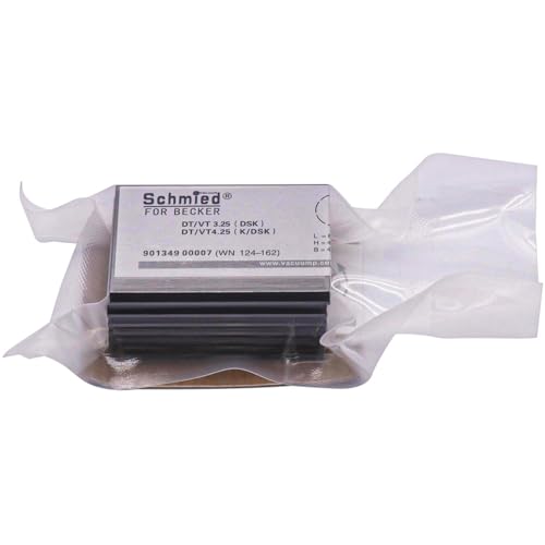 Schmied - Juego de 7 paletas de carbono (63 x 43 x 4 mm) WN124-162 90134900007 para bomba Becker DT 3.25, T 3.25, VT 3.25, DT 4.25, T 4.25, VT 4.25
