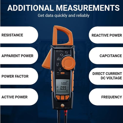 Testo 770-3 Premium Kit - Pinza medidor con Bluetooth