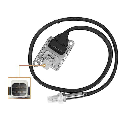 68210084AA 5WK96742B Sensor Nox 904-6030 Sensor de óxido de nitrógeno de entrada ascendente compatible con Dodge Ram 2500 3500 4500 5500 6.7L L6 Cummins Diesel Reemplazo# 5WK96666 292.1 in
