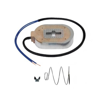 K71-376-00 K71-378-00 Trailer Brake Magnet W/Spring and Clip,for Dexter 7.2K, 8, 10, 12 & 15 Pound RV Camper Axle,Yellow Wire Trailer Electric Brake Magnet Kit, (12.25" x 2.5" Thru 5" Wide)