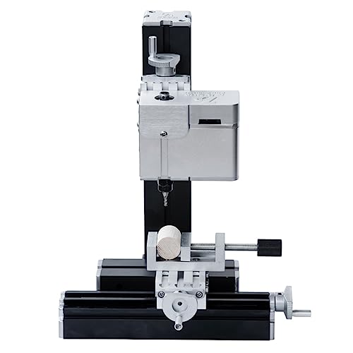 ZHRUI Mini fresadora de metal galvanizada, 36 W 20000 rpm, fresadora vertical en miniatura, herramienta para máquina de torno, para creador creativo