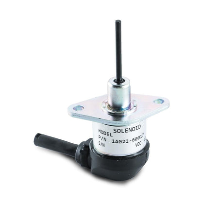 Solenoide de corte de combustible 1A021-60017 compatible con Kubota D1503 V2003 V2203 V2403