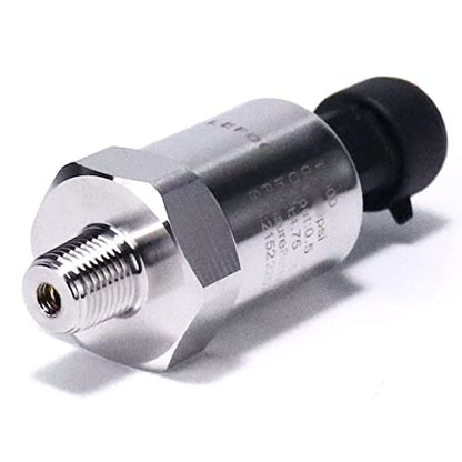 LEFOO Transductor de presión de combustible T2000 0-200SI Sensor de remitente Transmisor de presión de aceite de acero inoxidable 316 Transductor de presión de rosca NPT de 1/8 "para aceite