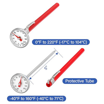 Measureman Kit de prueba de presión y temperatura, 0-100 psi/ft H2O/kPa/metros H2O, -65 °F a 220 °F y -40 °F a 140 °C, parte inferior NPT de 1/4 pulgadas con adaptador de calibre