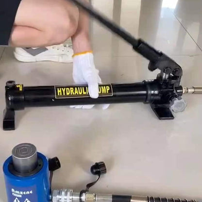 AMZCNC Bomba de Mano hidráulica de 10000 PSI 2 velocidades Power Pack Bomba de elevación hidráulica