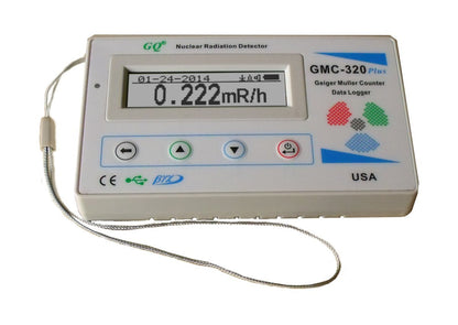 GQ GMC-320-Plus Digital Geiger Counter Nuclear Radiation Detector Beta Gama X-ray tester