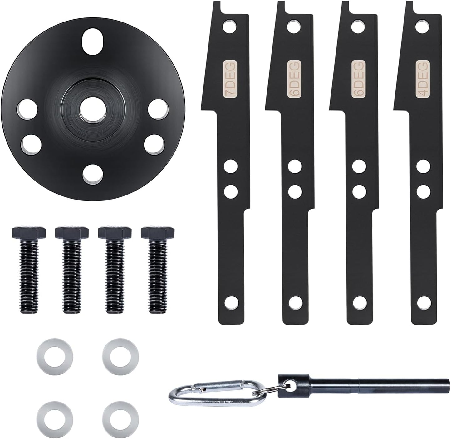 E-cowlboy 3163021 Kit de herramientas de sincronización de leva para todos los motores Cummins ISX QSX 2007-2017 con extractor de engranajes de leva, pasador de manivela y estuche de transporte,
