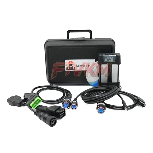 88894000 Fivkm para Vocom II Adaptador de Unidad de Comunicaciones para Camiones, Excavadoras, Autobuses, Herramienta de Diagnóstico de Yates (Herramienta con Software)