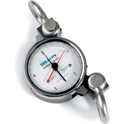Dillon /Avery Weigh-Tronix - 30006-0019 - Dinamómetro mecánico AP con grilletes, 5 diales, 500 lb x 5 lb
