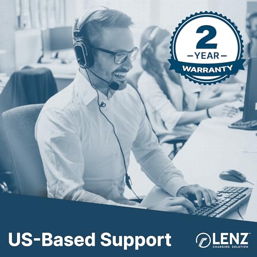 LENZ Caja de toma de corriente NEMA 14-50 de 50 amperios, 125/250 V, receptáculo con cerradura resistente a la intemperie, certificado de seguridad ETL, para vehículos eléctricos, caravanas,