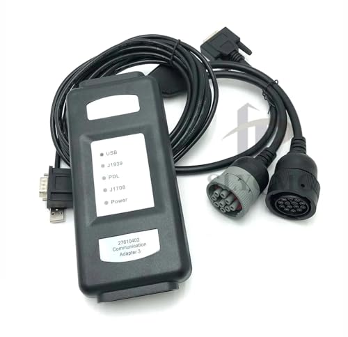 for Perkins Excavator Truck Boat EST Diagnostic Tester 27610402 27610401 Communication Adapter 3EST Diagnostic Tool Scanner with Software 2021B (Standard Edition)