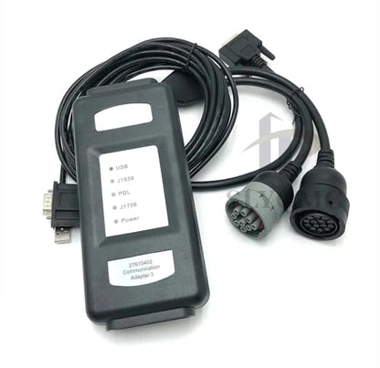 for Perkins Excavator Truck Boat EST Diagnostic Tester 27610402 27610401 Communication Adapter 3EST Diagnostic Tool Scanner with Software 2021B (Standard Edition)