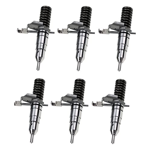 Mover Parts 6pcs inyectores de combustible 107-7732 127-8216 0R-8682 para Caterpillar CAT 3114 3116 Motor CAT 320B 322B 322C 325B M318 M320 M325B 446B 446D 953C 963C 924F 928G 938F 950F II