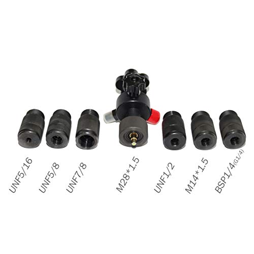 XZT GK-01D - Herramientas de carga de nitrógeno para acumulador hidráulico digital, kit de prueba de presión de nitrógeno, sistema de carga de gas acumulador