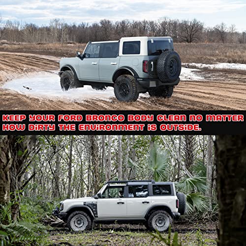 Guardabarros para accesorios Ford Bronco 2021 2022 (4 unidades)