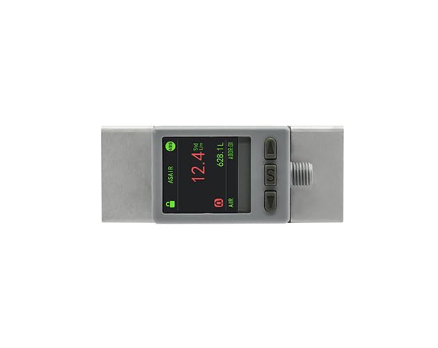 MEMS Pantalla digital inteligente de gran alcance Medidor de flujo de masa de gas térmico Aire de oxígeno AMS2000