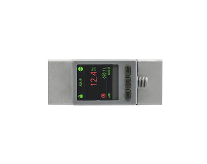 MEMS Pantalla digital inteligente de gran alcance Medidor de flujo de masa de gas térmico Aire de oxígeno AMS2000