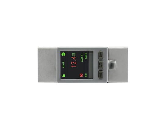 MEMS Pantalla digital inteligente de gran alcance Medidor de flujo de masa de gas térmico Aire de oxígeno AMS2000