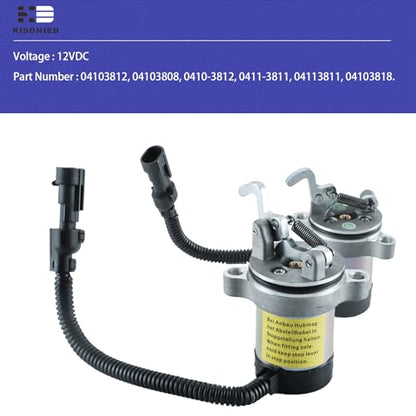 6686715 Solenoide de apagado de combustible 6680121 6688260 04272956 para motor Deutz F3L F3M F4L F4M 1011 2011 Bobcat A220 A300 442 864 863 87 3 88833 S250 T200 12VDC