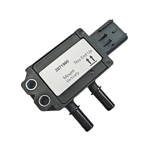 2871960 Sensor de presión diferencial de gases de escape diesel apto para Cummins Freightliner Cascadia Coronado M2 106 112 Reemplazar OE#: 4984187 904-7127, 37DPS035-01
