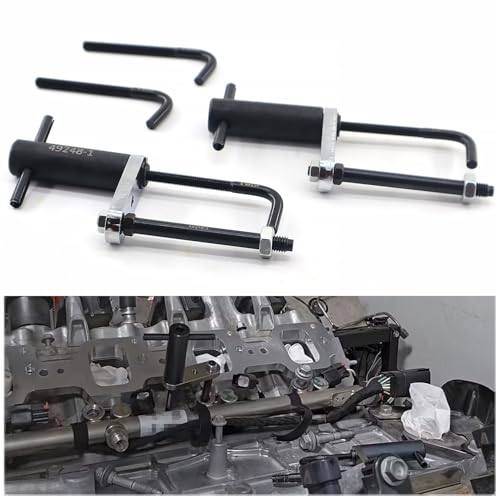 EN-49248 Conjunto de riel de inyector 6706 Herramienta de extracción y GM245 inyector de combustible Sellos Herramientas cabidas para motores GM