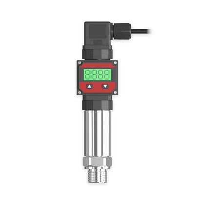 LEFOO Transmisor de presión digital Transductor de sensor de presión 4-20mA con pantalla digital LCD (fuente de alimentación: 12-30VDC, rango de presión: 0-145PSI)