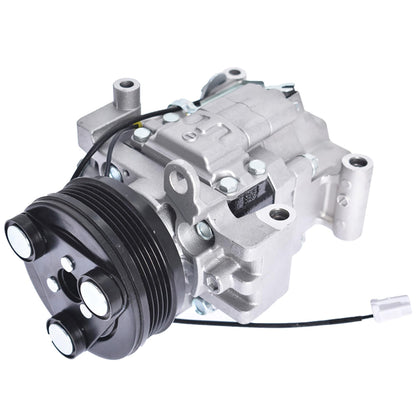 WFLNHB Compresor de CA y embrague de A/C, puertos de A/C, 5 ranuras de repuesto para Mazda 3 2004-2009 3 Sport 2009 reemplazo para Mazda 5 2006-2010 2.0L 2.3L CO 10759C 58463 BP4S61K00 CC43 455555 E