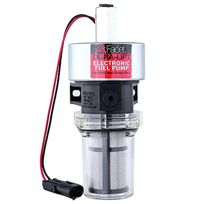 Nueva bomba de combustible de estado sólido faceta de 12 V compatible con Packard Connector Dura-Lift 12-15Psi 40290N