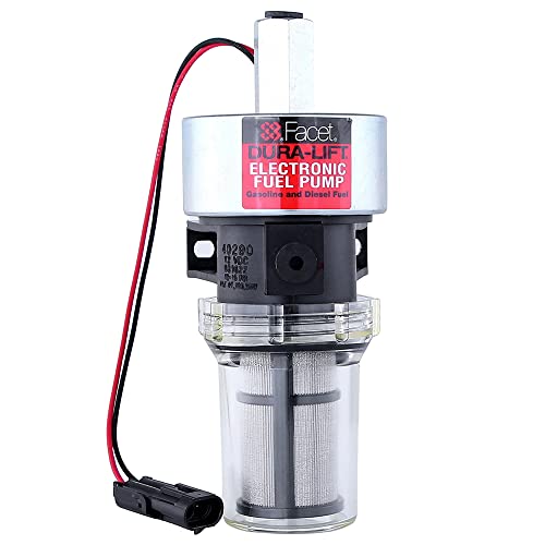 Nueva bomba de combustible de estado sólido faceta de 12 V compatible con Packard Connector Dura-Lift 12-15Psi 40290N