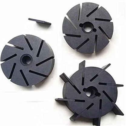 Paletas de carbono 524003 | 523556 para bomba de vacío Rietschle VFT140, DFT140 (paquete de 4 piezas)