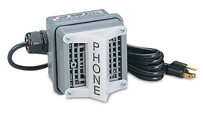 Federal Signal TELC-120 Telecom - Dispositivo de extensión telefónica para telefonía con bocina, montaje en superficie, 120 VAC, gris
