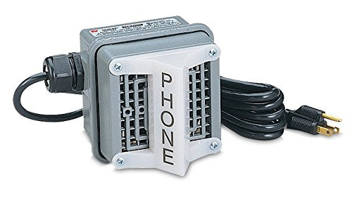 Federal Signal TELC-120 Telecom - Dispositivo de extensión telefónica para telefonía con bocina, montaje en superficie, 120 VAC, gris