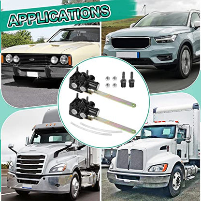 Válvula de control de nivelación de altura de aire compatible con Ford Freightliner Volvo Kenworth 1614318000 XC455A687AA 3188710 52341-Q135 (2 unidades)