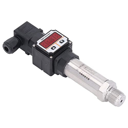 Sensor de presión digital, transmisor de presión, transductor de pantalla digital 0-1.6Mpa 0.5% FS, 4‑20mA, presión y vacío
