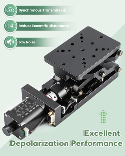 Huanyu 60mm Optical Motorized Vertical Translation Stages Lab Jack Linear Stage