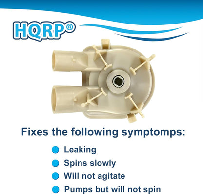 Bomba de drenaje para lavadora compatible con Whirlpool 3363394 3352292 3352293 3352492 3352493 3348014 3348015 3348215 WP3363394 WP336333333 VP PSPSPSPSPSPS11741239 PS342434 AH342434 AP2907492 LP116