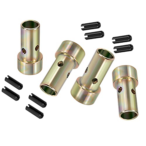 Juego de bujes adaptadores de enganche rápido para tractor de 3 puntos de categoría II, 2 pares