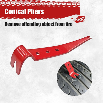 Handfly - Kit de reparación de neumáticos de alta resistencia, kit de 39 tapones de neumáticos para coche, motocicleta, camión, tractor, remolque, RV, ATV, ARB, SUV