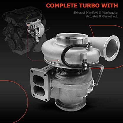 A-Premium Turbocompresor compatible con Caterpillar CAT C12 Detroit Diesel Truck Series 60 Engine 12.7L K31 Turbo Model