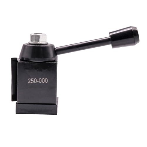 Juego de 11 postes de herramientas tipo cuña OXA, juego de postes de herramientas de acero de cambio rápido de 250-000, más 2 extra 250-001 y 2 extra 250-002 para mini torno de 6-9 pulgadas