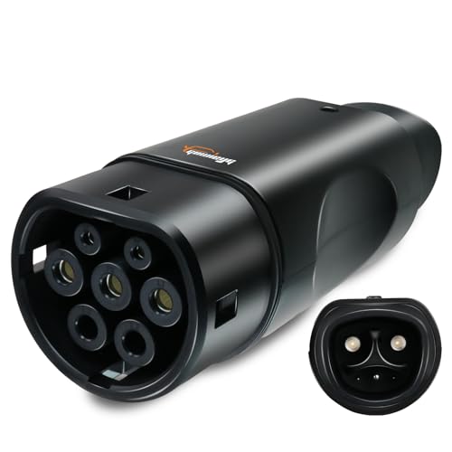 para NACS a Tipo 2 Adaptador EV Adaptador de Cargador de NACS a Tipo 2 Aplicable para Cargador NACS y Tipo 2 IEC62196 EVs