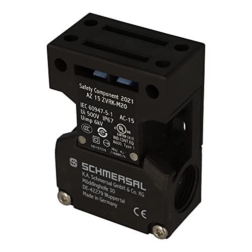 AZ15ZVRK-M20 | 101157376 | Interruptor de seguridad SCHMERSAL, con actuador separado, fuerza de bloqueo 30N, entrada de cable M20
