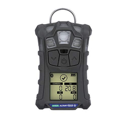MSA 10178557 ALTAIR 4XR Detector multigas (O2, H2S, CO), color: carbón, monitor de gas portátil, duradero, de mano, aprobación UL/CSA, incluye solo instrumento
