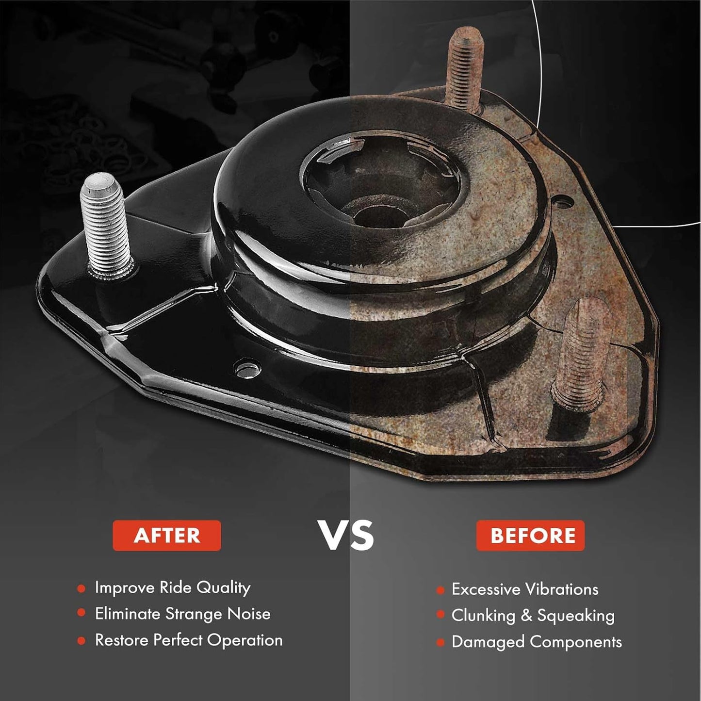 A-Premium Soporte de suspensión para conductor o pasajero delantero compatible con Toyota Highlander 2014-2019 L4 2.7L V6 3.5L