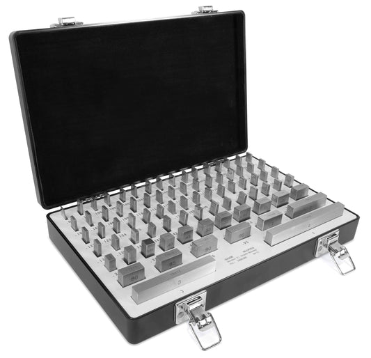 10481 Juego de bloques de calibre de acero de 81 piezas con estuche