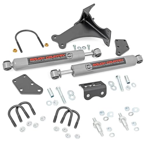 Rough Country Estabilizador de dirección dual N3 para Ford Super Duty 05-24 - 8749130