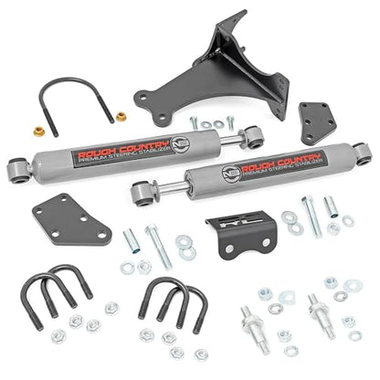 Rough Country Estabilizador de dirección dual N3 para Ford Super Duty 05-24 - 8749130