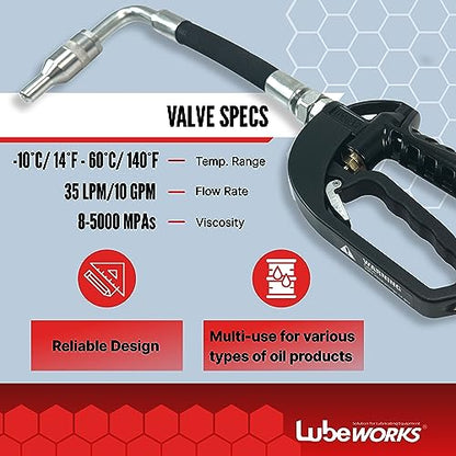 Lubeworks 18063531 - Bomba de Transferencia de Aceite y válvula de Control, Control Valve Only