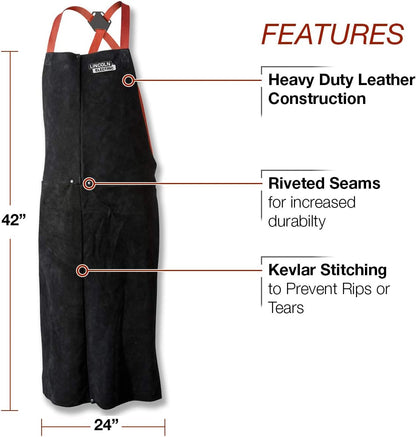 Lincoln Electric unisex-adult Leather Welding Apron